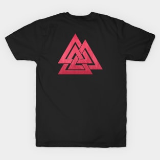 Valknut red T-Shirt